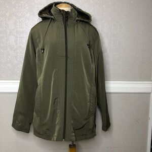 Vintage P.A. Originals Olive Green Hooded Parka Jacket Gorpcore Retro 90s Large